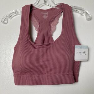 Tranquil & True Bralette Bra Women Juniors Teens Youth Pink 2X Sport Bra